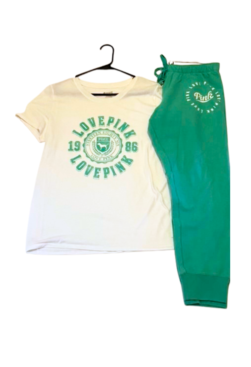 "PINK" T-shirt and Sweatpants